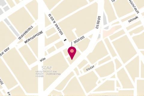 Map showing approximate location of Sartoria Moda Italiana in the prestigious Via Montenapoleone area of Milan, Italy.