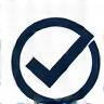 Illustration representing a checkmark within a circle, symbolizing the quality control step.